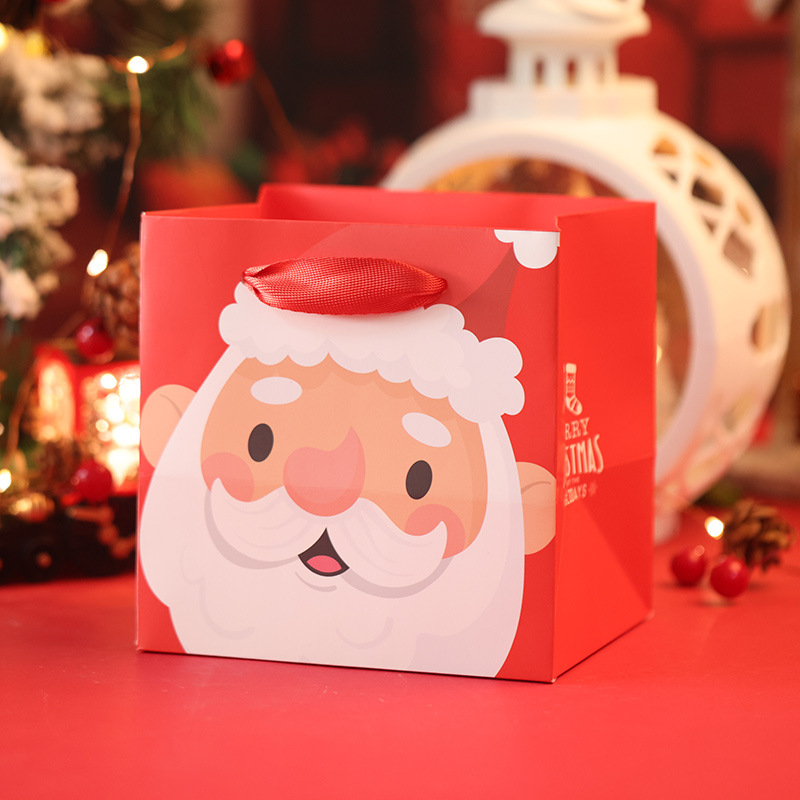 Hộp đựng quà tặng Noel - giáng sinh BOBO Ball 12x12cm có kèm túi thích hợp tặng đối tác, bạn bè, người yêu