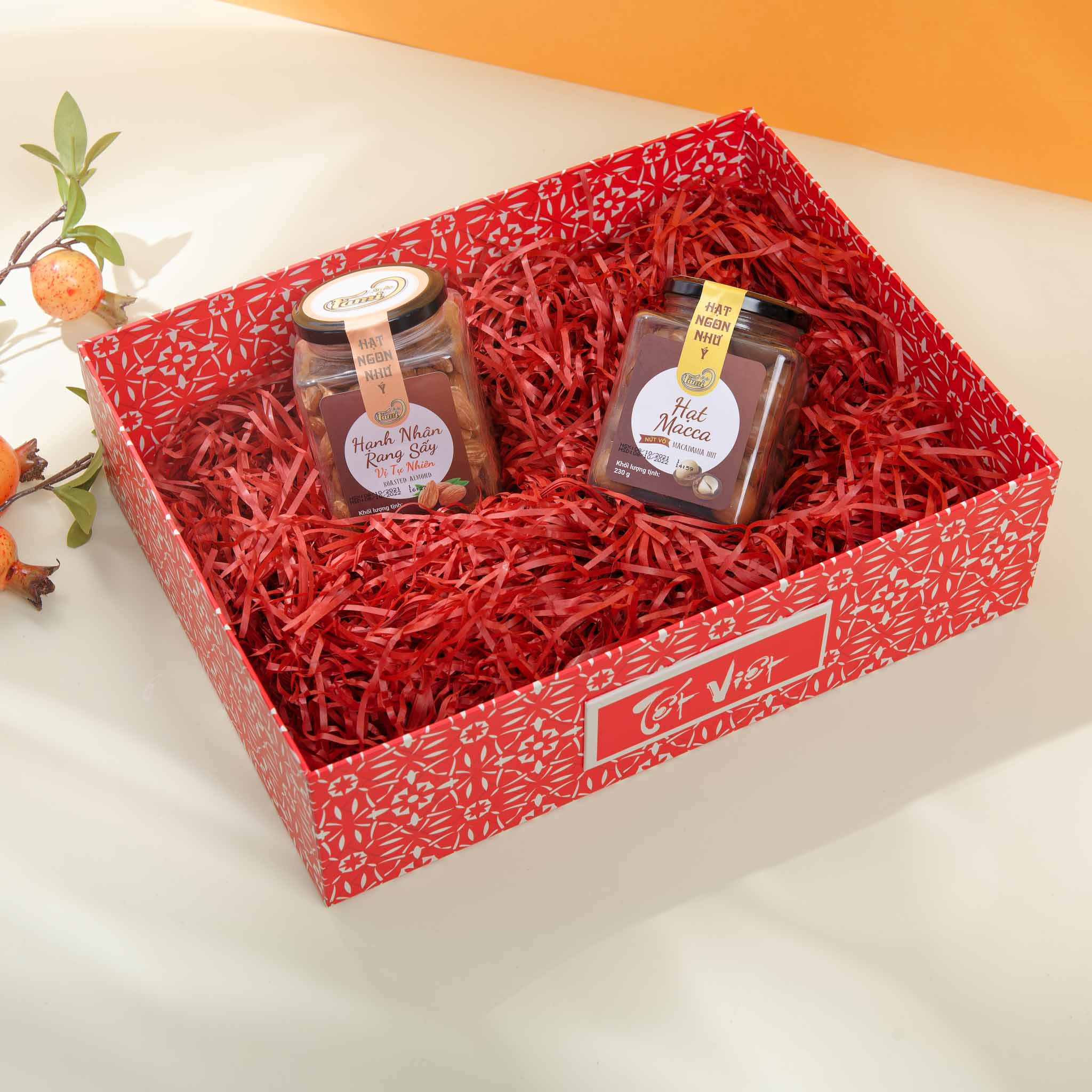 Khay Đựng Quà Tết Sang Trọng Kích Thước 36x27x10cm - Đỏ