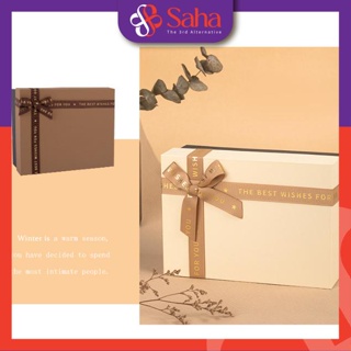 Hộp Quà Tặng Sinh Nhật Cao Cấp, Kiểu Dáng Đính Nơ Sang Trọng Size 19,5*13,5*7,5