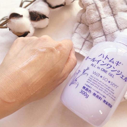 GEL DƯỠNG DA WASOSEN 8 TRONG 1 CHIẾT XUẤT Ý DĨ 300G