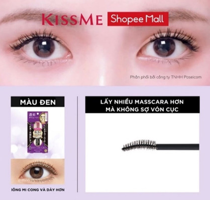 MASCARA CHUỐT MI KISSME HEROINE MAKE SIÊU BỀN 24H – NÂNG CAO