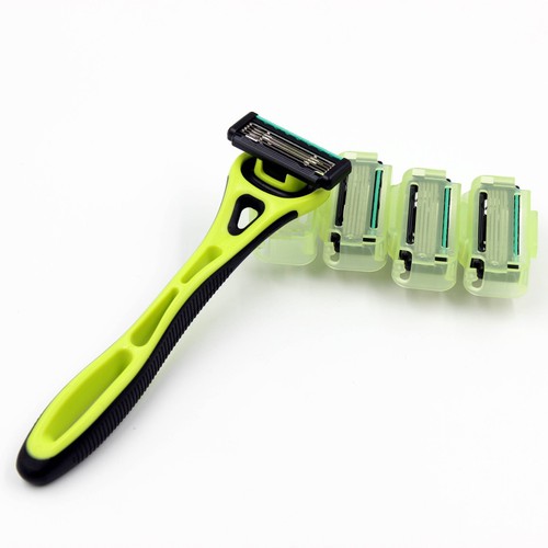 Dao cạo râu cao cấp Nhật Xfit 5 blade màu xanh (hộp dài)