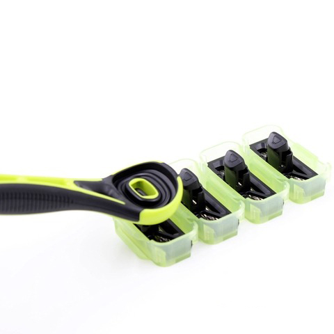 Dao cạo râu cao cấp Nhật Xfit 5 blade màu xanh (hộp dài)