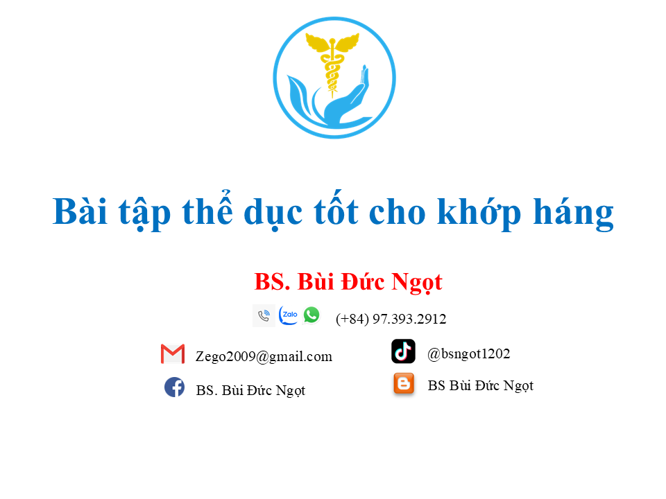 Các bài tập thể dục cho khớp háng
