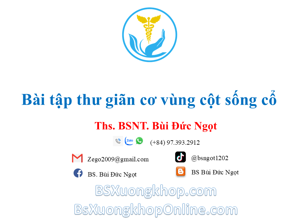 Bài tập thư giãn cột sống cổ