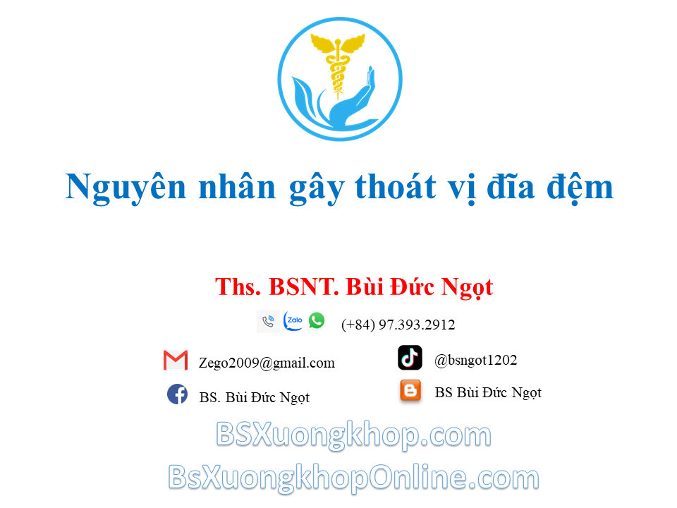 Nguyên nhân gây thoát vị đĩa đệm