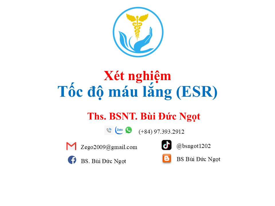 Xét nghiệm tốc độ máu lắng (ESR) là gì? Ý nghĩa và cách đọc kết quả