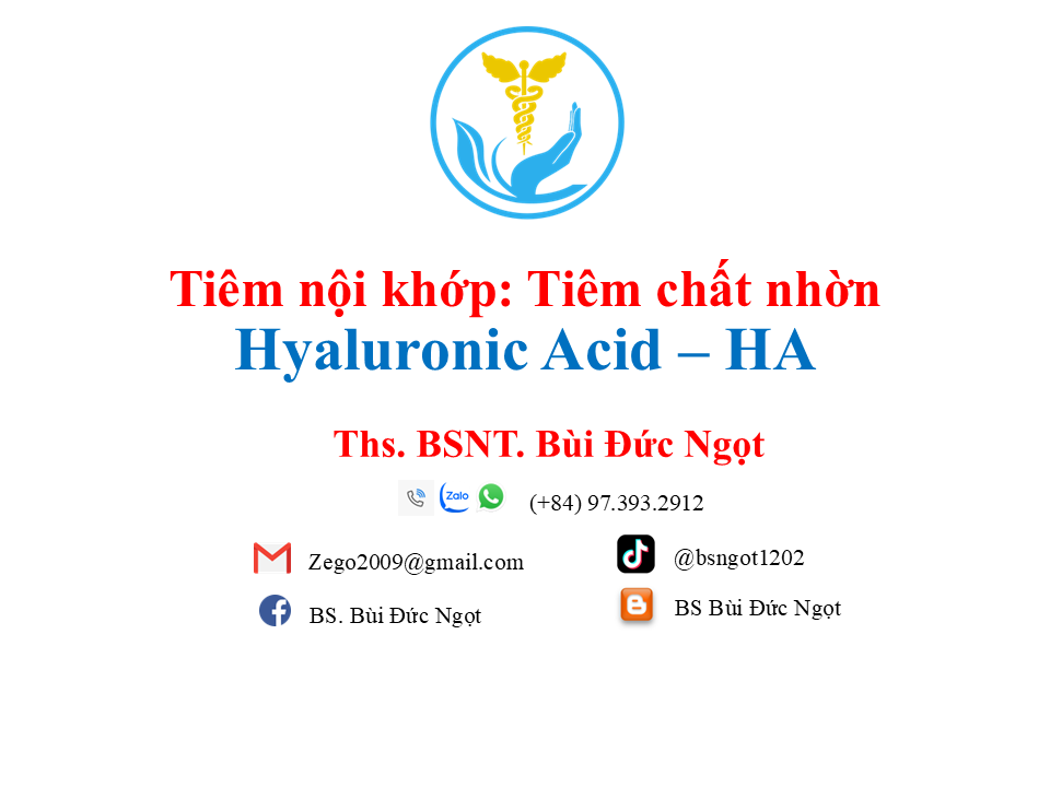 Tiêm nội khớp Hyaluronic Acid là gì?