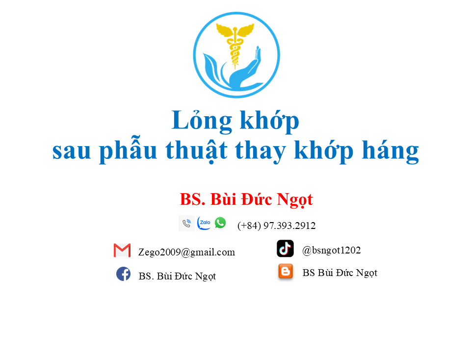 Lỏng khớp háng sau mổ thay khớp háng