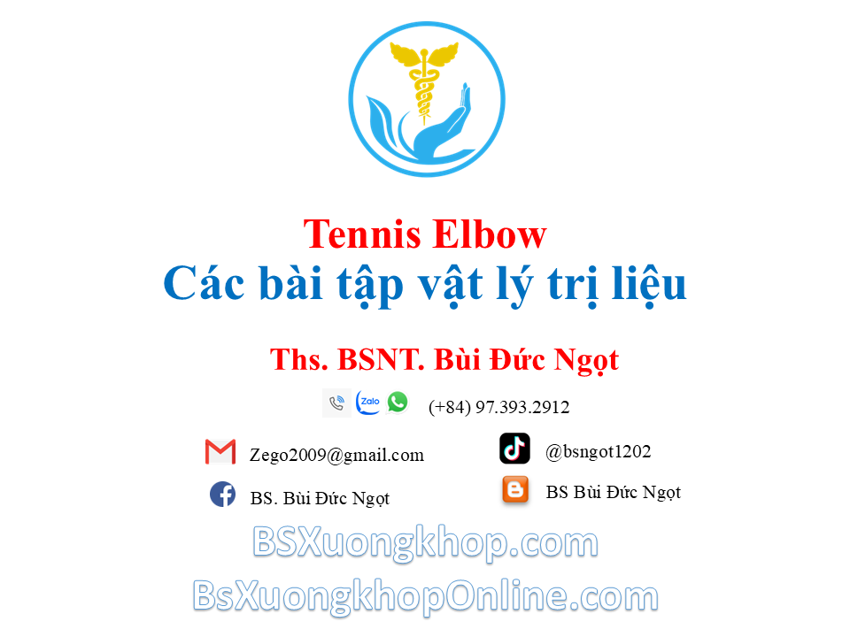 Các bài tập cẳng tay giúp cải thiện bệnh lý Tennis Elbow