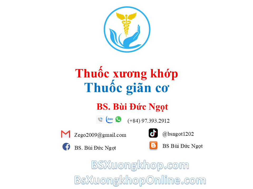 Thuốc giãn cơ là gì? Tác dụng, lưu ý & cách dùng an toàn