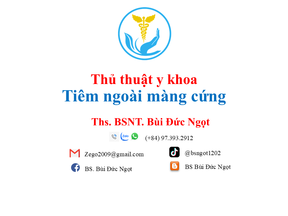 Tiêm ngoài màng cứng là gì? [A-Z] Cần biết về thủ thuật y khoa