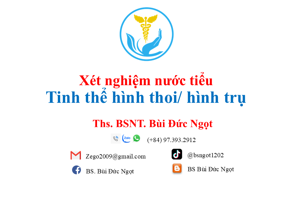 Bệnh lý tinh thể hình thoi hoặc hình trụ trong nước tiểu là gì? Nguyên nhân & Điều trị