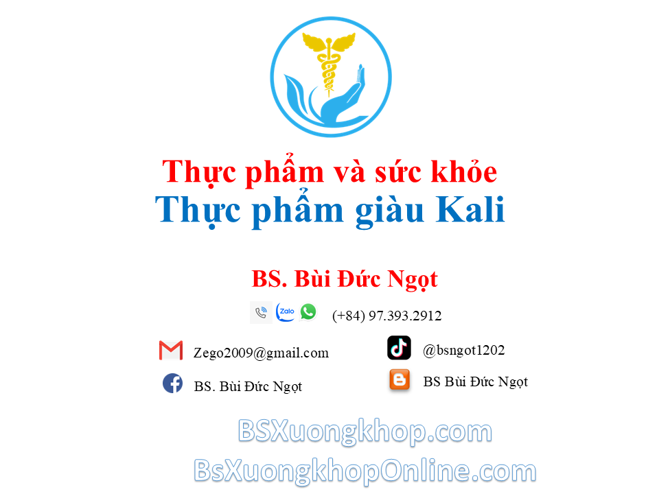 Thực phẩm giàu kali là gì? Top 15+ loại tốt cho xương khớp