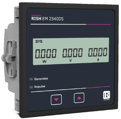 Thiết bị đo Năng lượng nguồn kép RMS (nhỏ gọn)- Rish EM 2340DS
