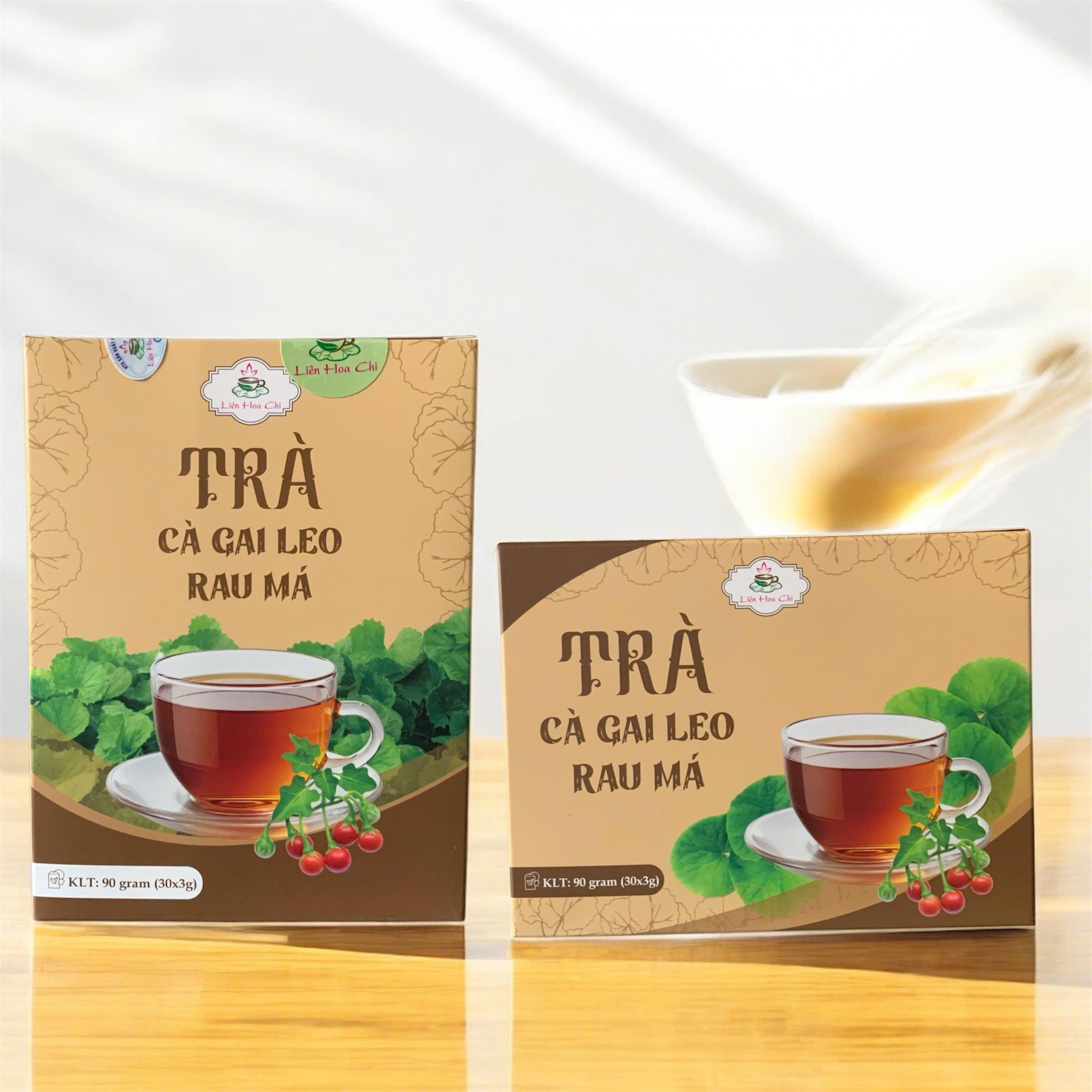 TRÀ TÚI LỌC THẢO MỘC  (Cần Tây, Cà gai leo rau má, Tía Tô)