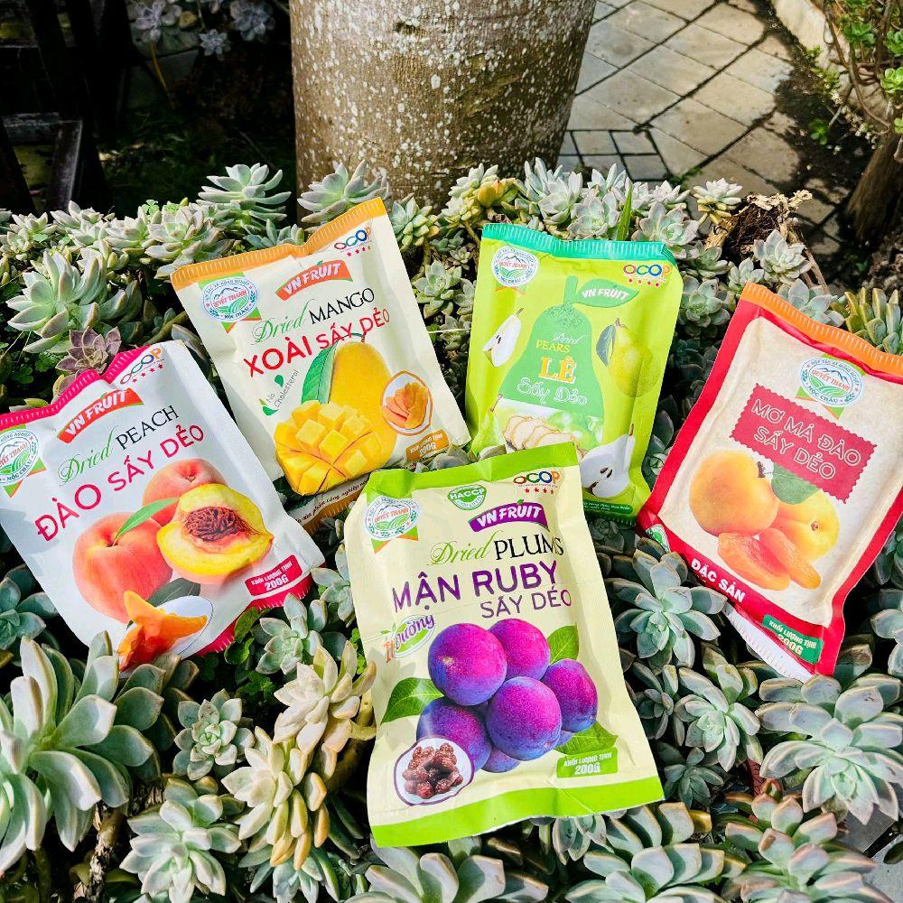 Hoa Quả Sấy Dẻo (dâu tây , mận gừng, Mận, mơ, Xoài)