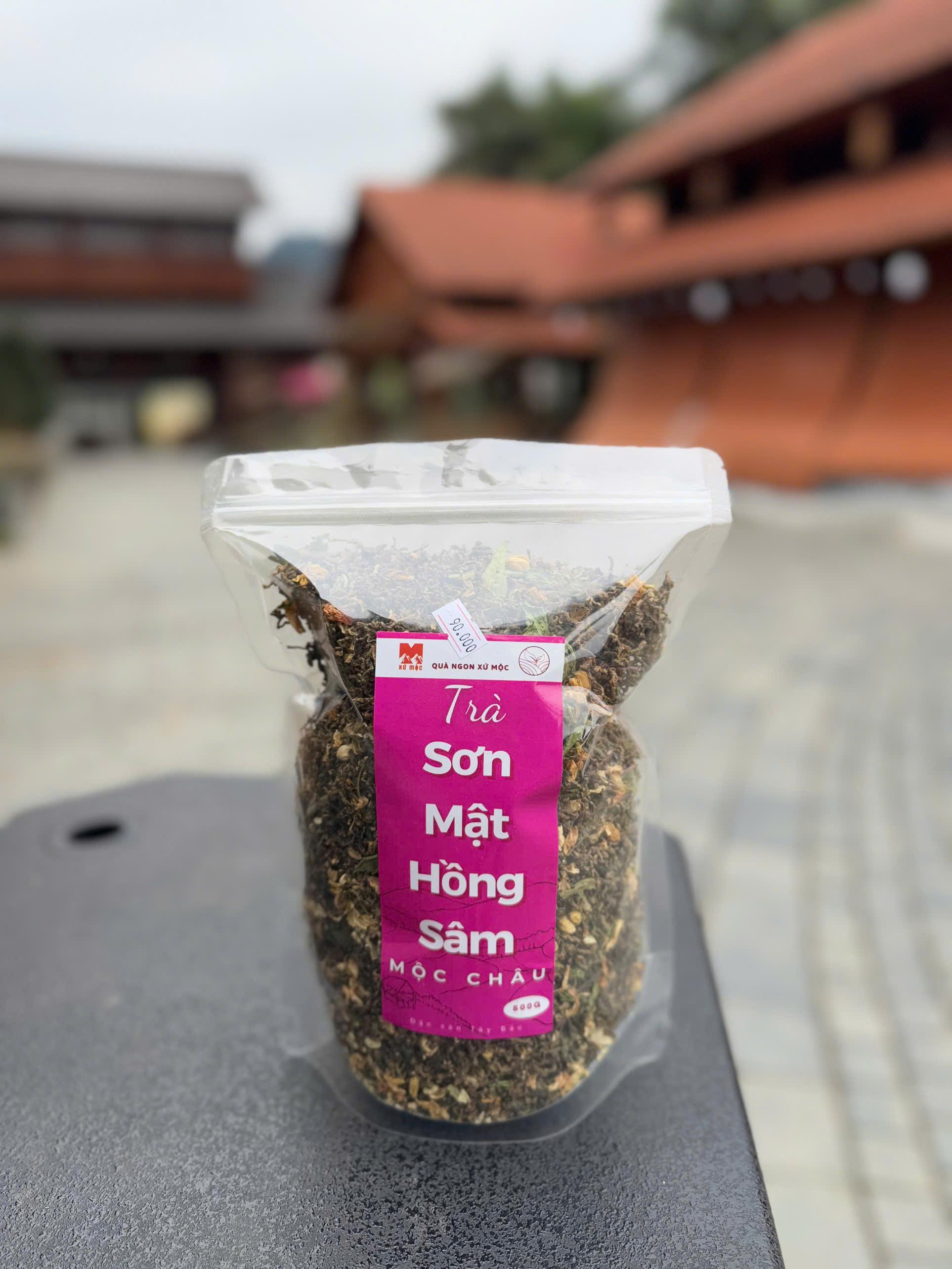 TRÀ SƠN MẬT HỒNG SÂM MỘC CHÂU (GÓI 500gr)