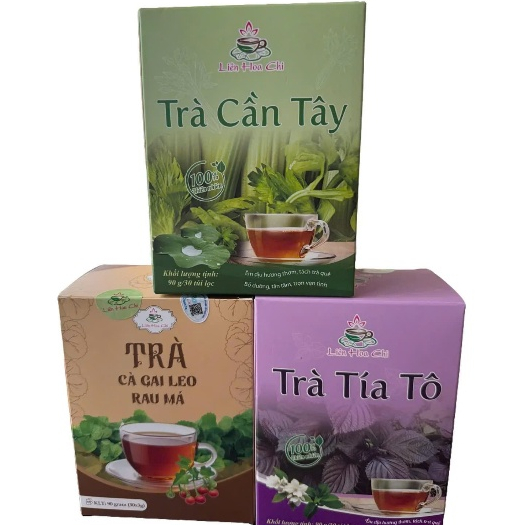 Trà Túi Lọc Thảo Mộc (Cần tây, cà gai leo, rau má, tía tô)