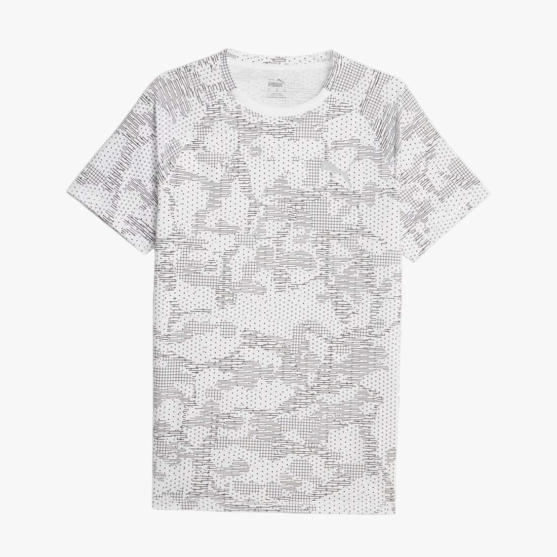 Áo thun thể thao nam cổ tròn tay ngắn Evostripe