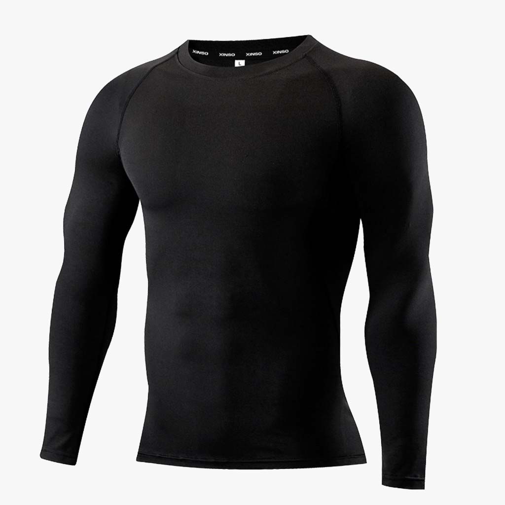 Áo giữ nhiệt nam - Áo thun tập GYM thể thao dài tay nam co dãn 4 chiều
