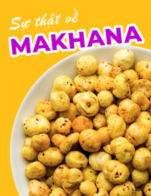 Sự thật về hạt makhana giảm cân