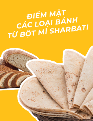 [Tổng hợp]  7+ món bánh từ bột mì sharbati Ấn Độ