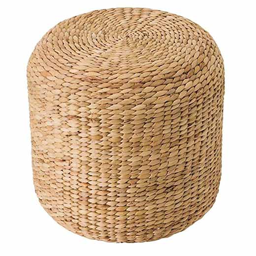 Đôn lục bình đan thủ công trang trí phòng khách