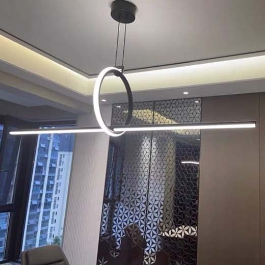Đèn thả hiện đại - thiết kế Led thanh ngang DC