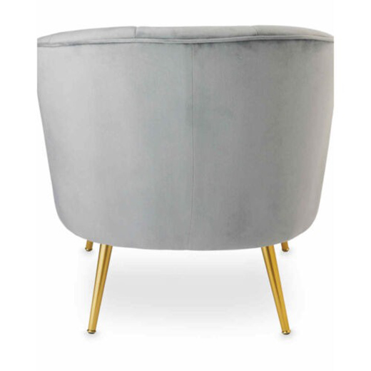 Ghế sofa đơn lưng tựa bo tròn phong cách hiện đại