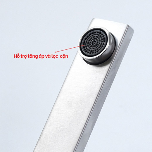 Vòi nước rửa chén nóng lạnh inox 304 Hobby Home Decor