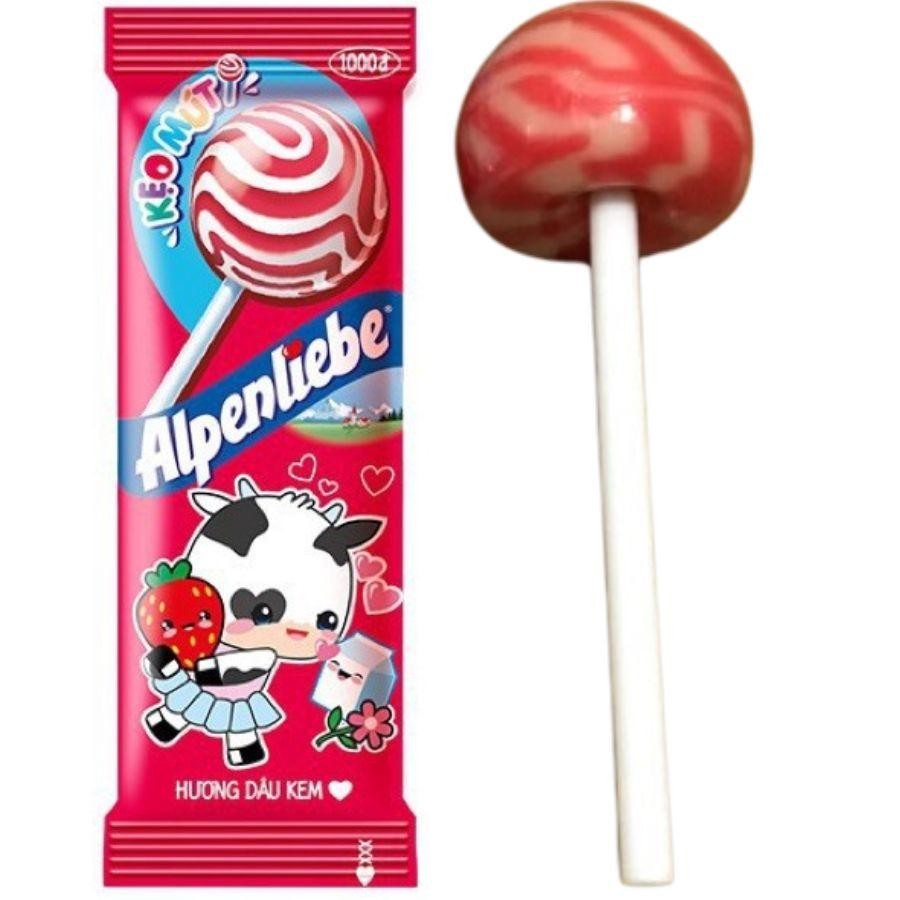 Kẹo mút Alpenliebe hương dâu kem 10g HQ Foods & Drinks