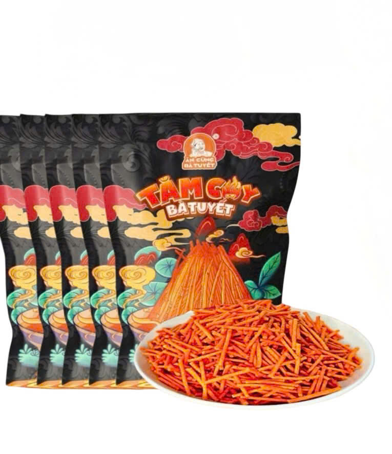 Snack tăm cay Bà Tuyết 56g - Thùng HQ Foods & Drinks