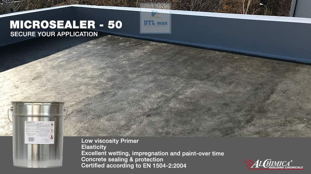 Microsealer 50 - Thùng 5 Lít - Lớp lót chống thấm Polyurethane | Dtlgroup.vn
