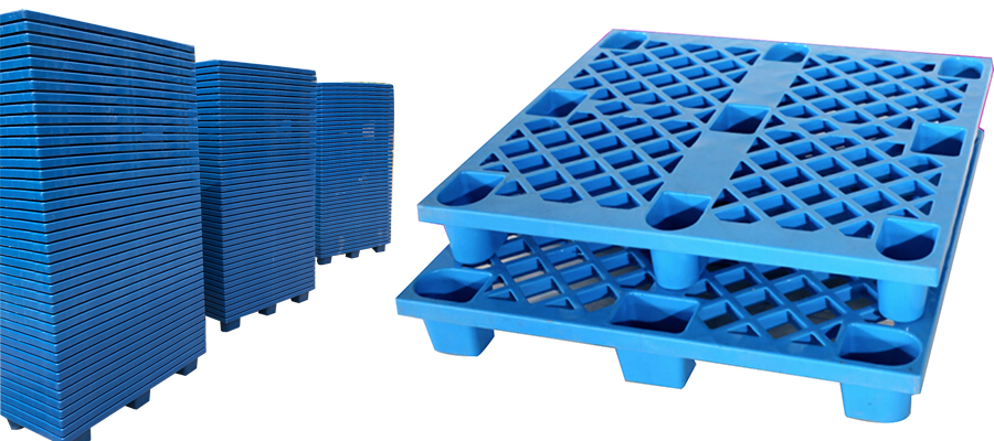 Pallet nhựa 1200x1000x145mm - Tải trọng 400-800Kg - Xanh dương - BPG120.100.NP01-2 | Dtlgroup.vn