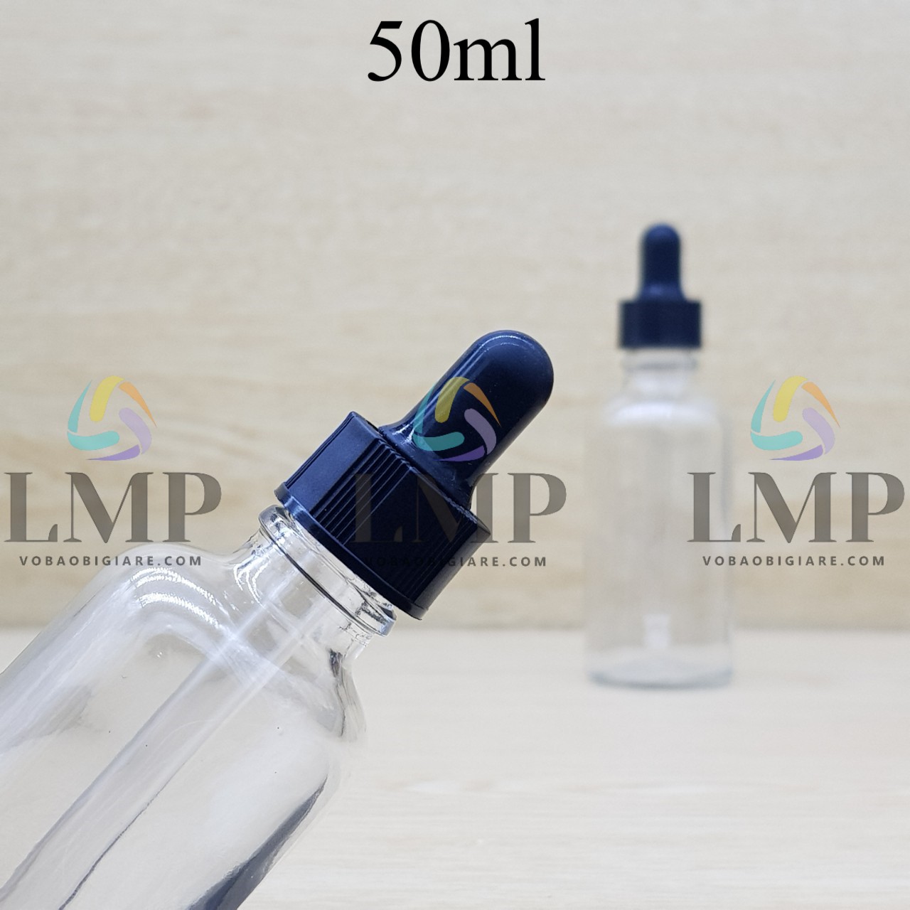 Chai tinh dầu nắp bóp khoen nhựa sọc 50ml