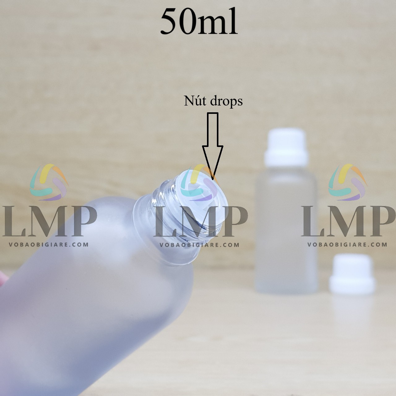 Chai tinh dầu phun mờ nắp dày 50ml