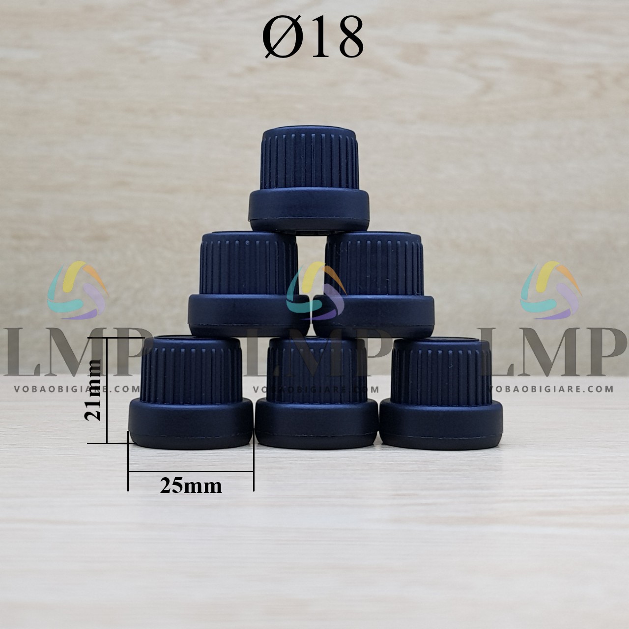 Nắp sọc dày Ø18 ( ko kèm nút chặn )