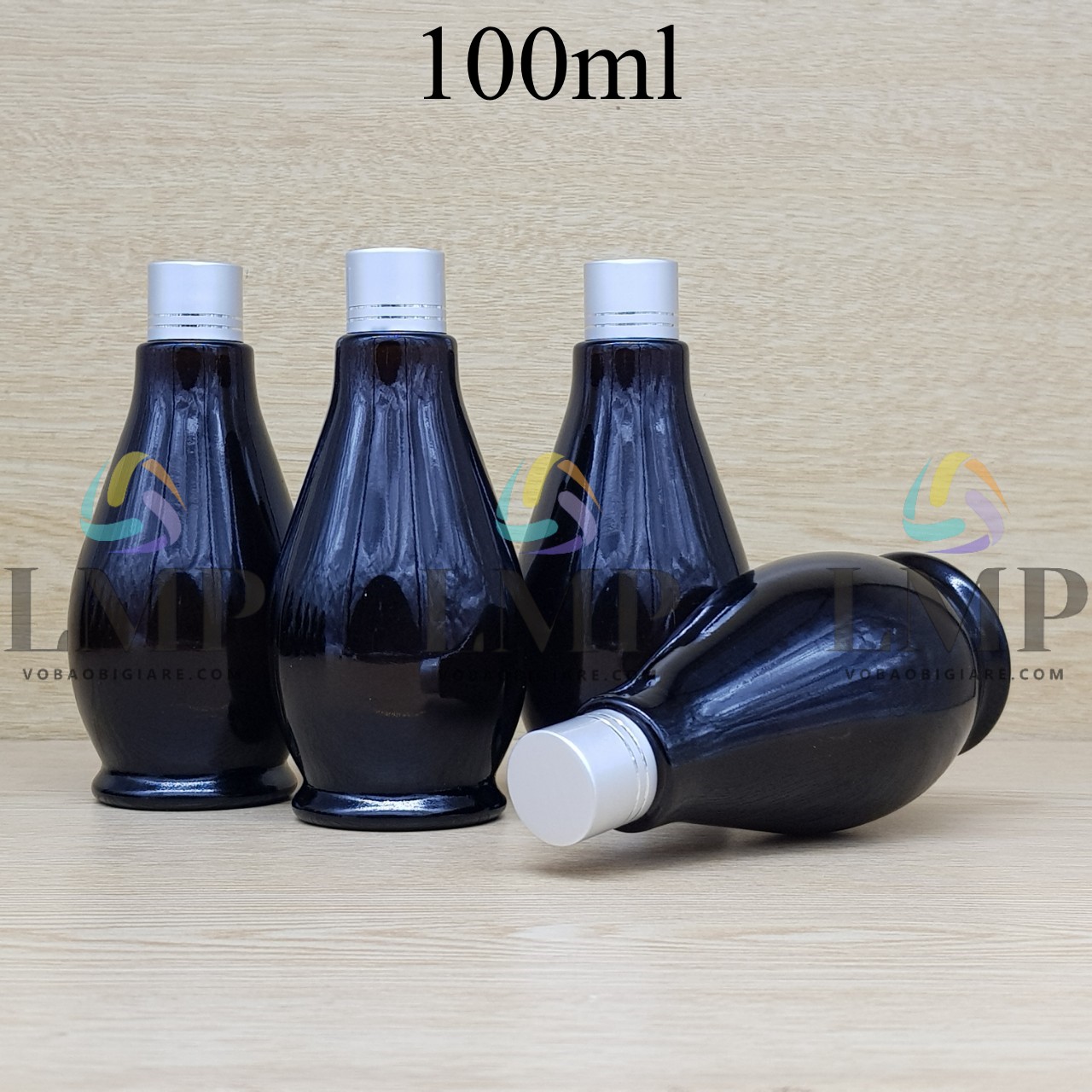 Chai đèn dầu nắp xi 2 viền 100ml