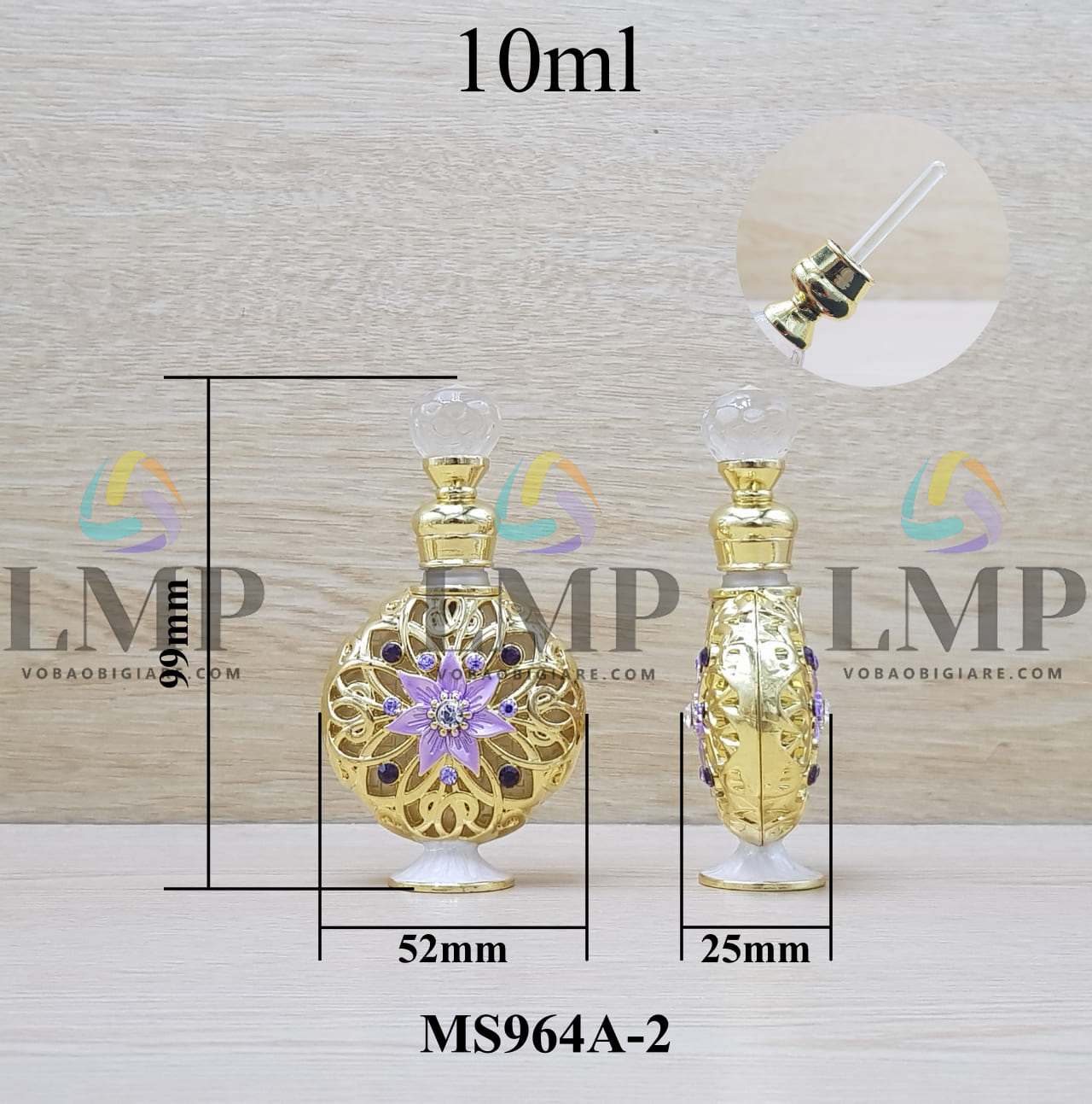 Chai nước hoa Dubai nhụy hoa 10ml