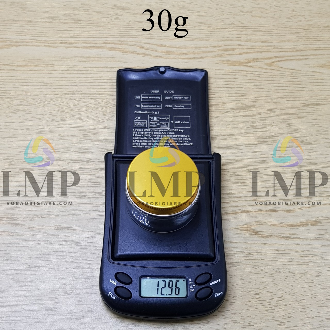 Hũ PET nắp nhôm 30g