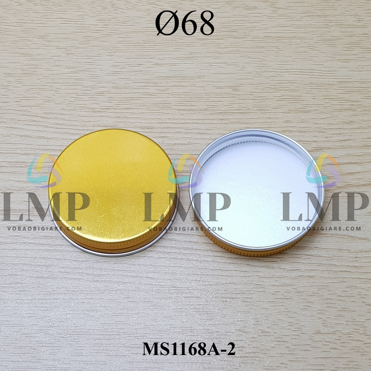 Nắp nhôm cuốn Ø68