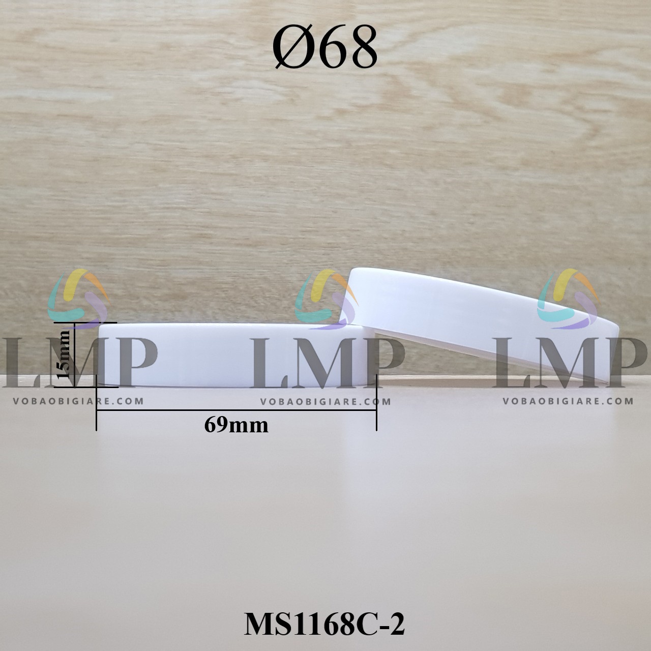 Nắp nhựa trơn Ø68