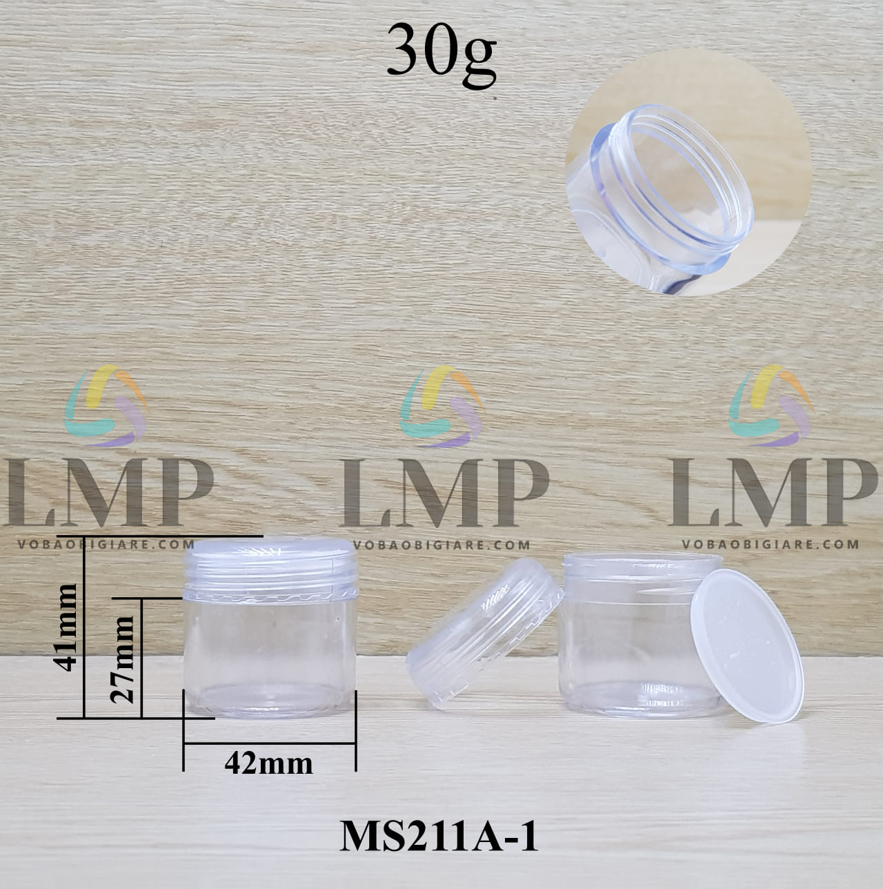 Hũ nhựa 30g