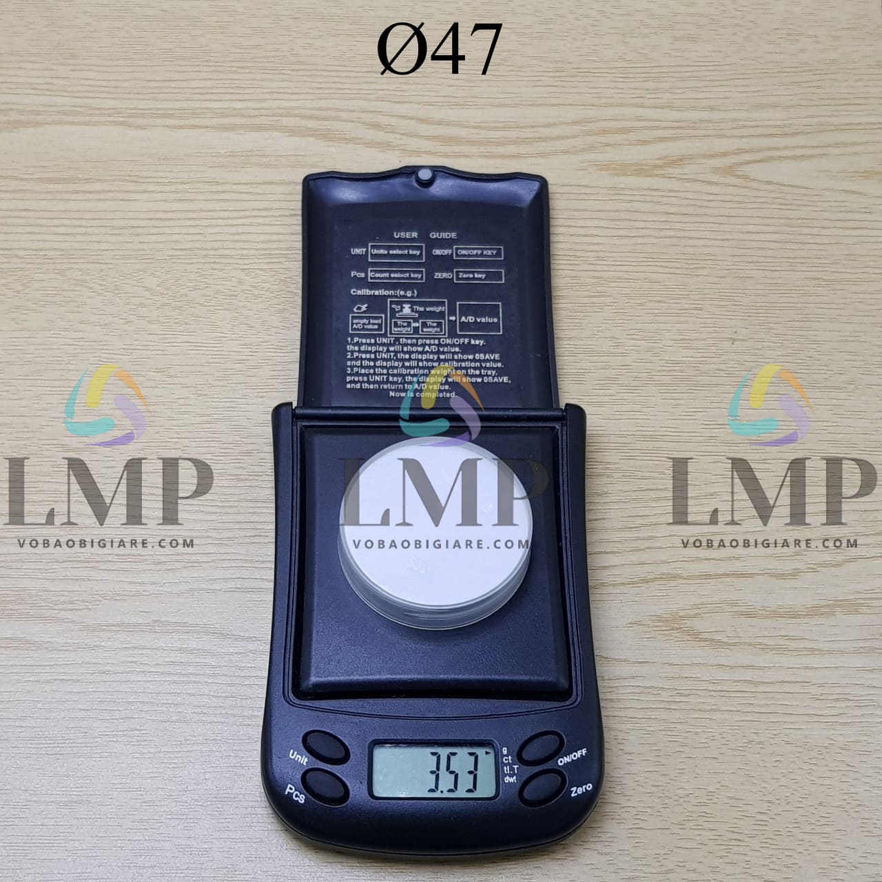 Nắp nhựa trơn Ø47