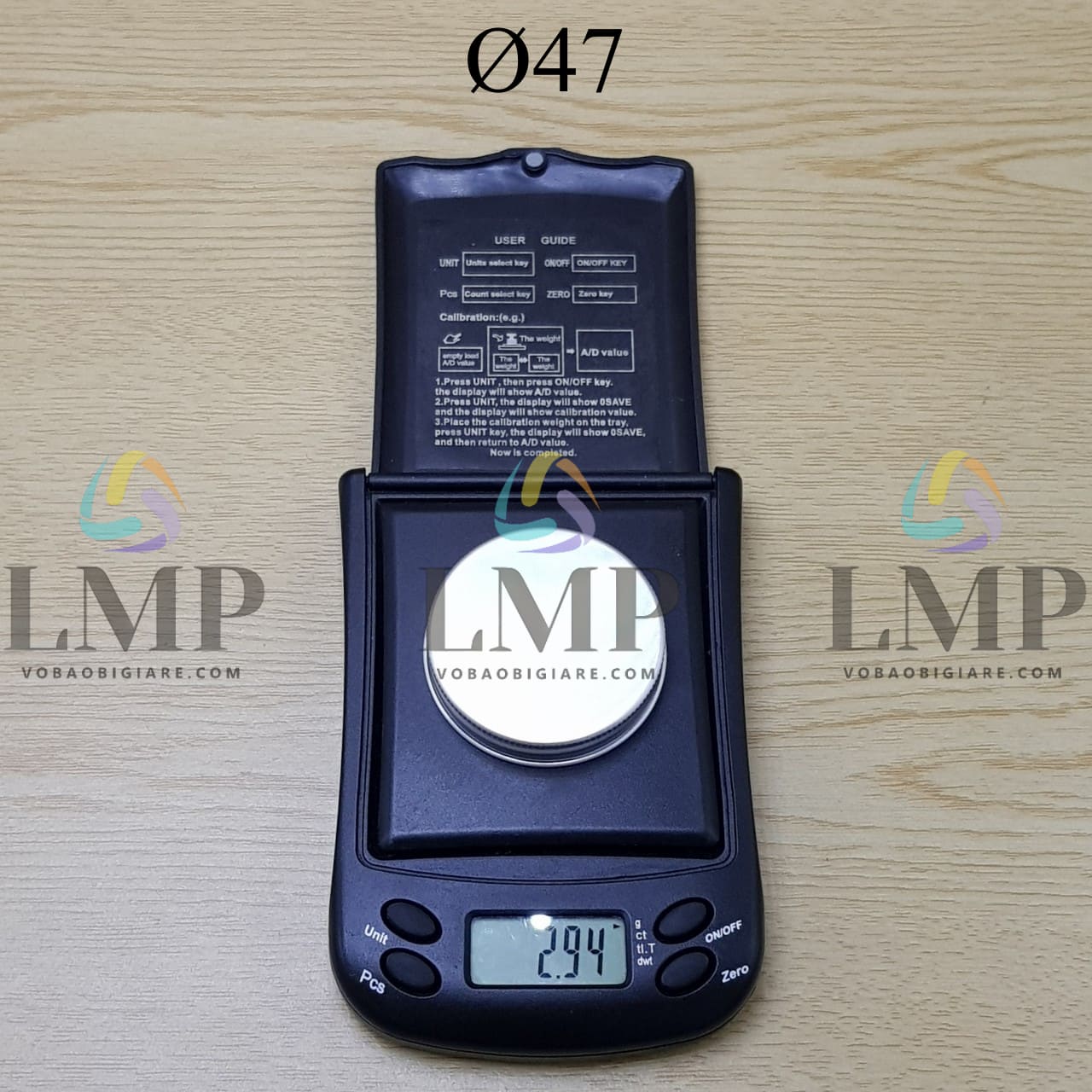 Nắp nhôm cuốn Ø47