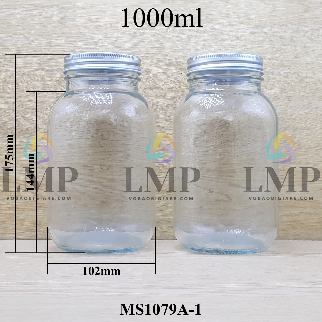 Hũ TT trong 1000ml