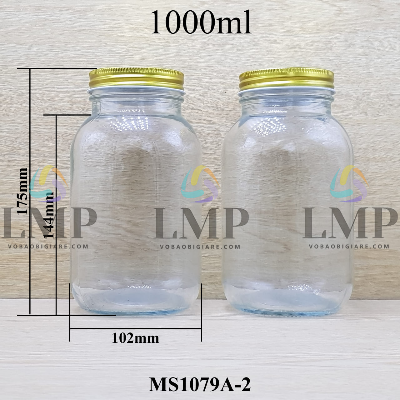 Hũ TT trong 1000ml