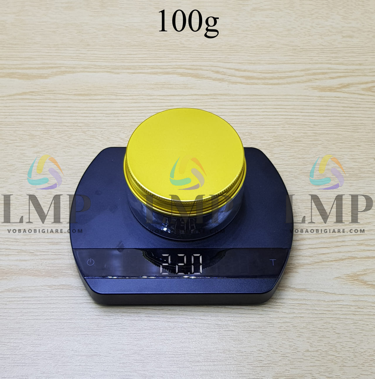 Hũ PET nắp nhôm 100g