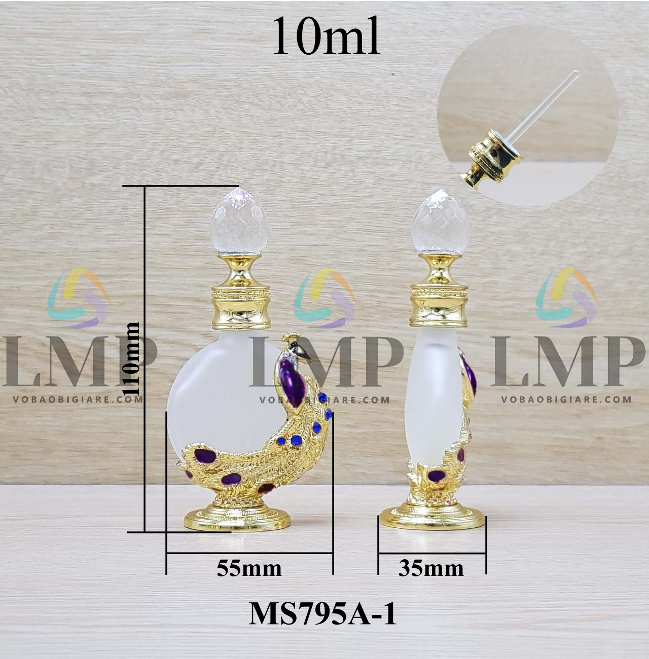 Chai nước hoa Dubai chim công 10ml